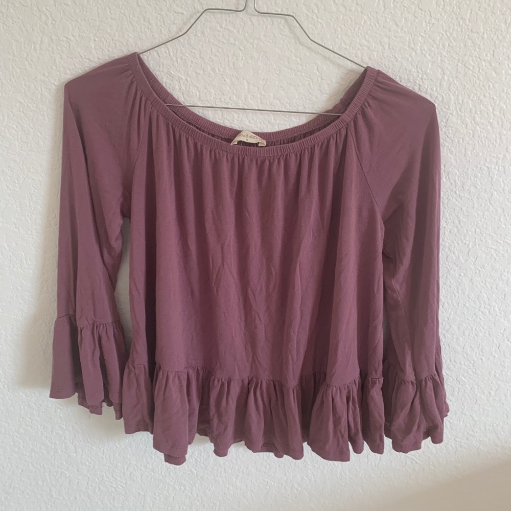 altar'd state mauve top